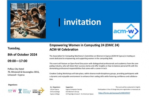 Empowering Women in Computing 24 (EWiC 24) ACM-W Celebration